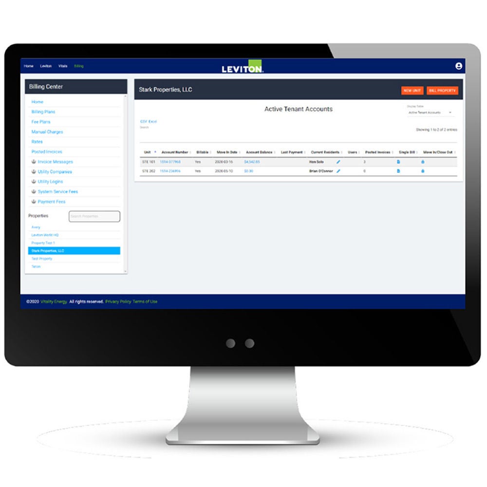 Logiciel de facturation des locataires