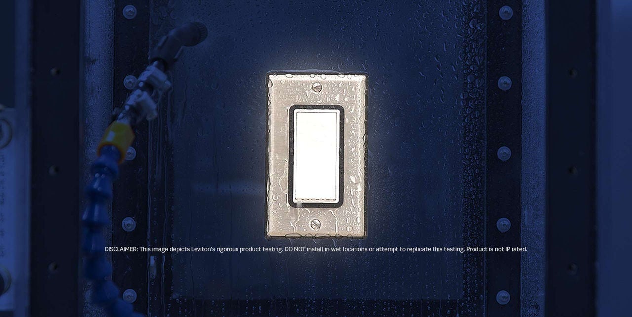 Plaque murale étanchéisée parallaxe