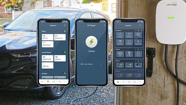 3 échantillons d’écrans Mon Leviton liés à la recharge de véhicules électriques