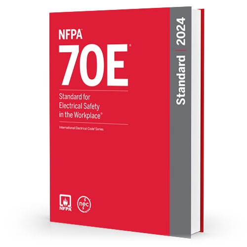 Couvercle de livre NFPA 70E  2024 Edition