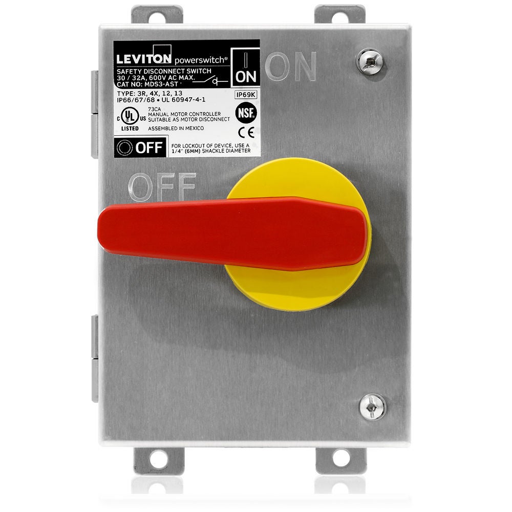 Sectionneur en acier inoxydable