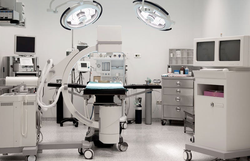 Salle et équipement hospitaliers