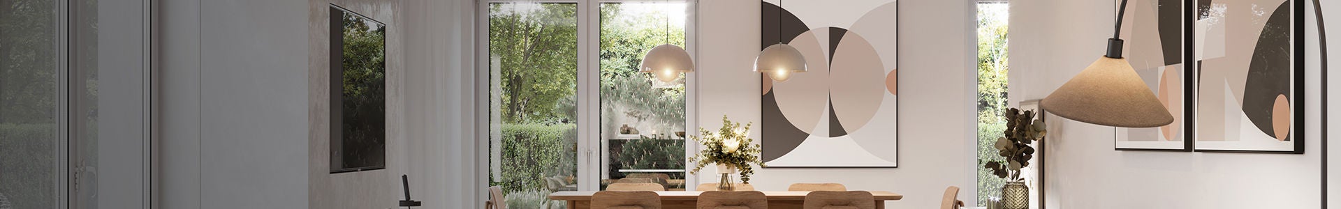 Bannière des commandes d'éclairage