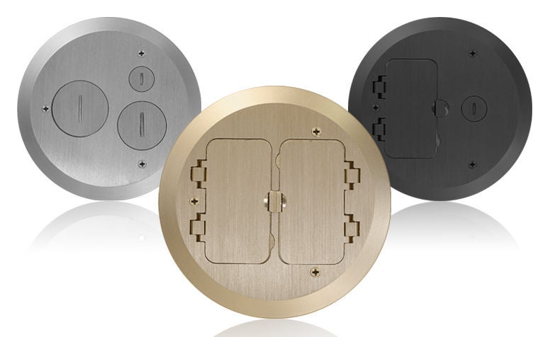 Boîte de plancher en béton - Couvercles