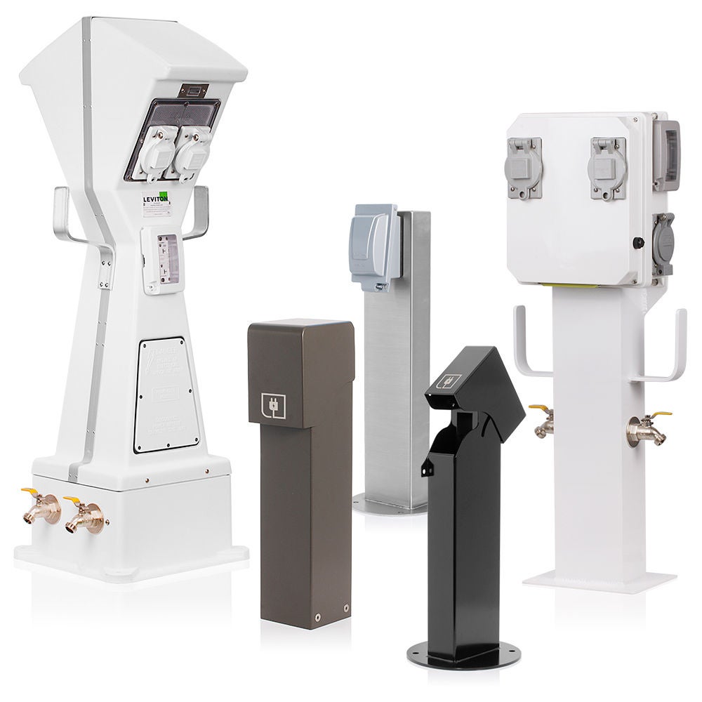 Groupe de socles d’alimentation marine et RV standard