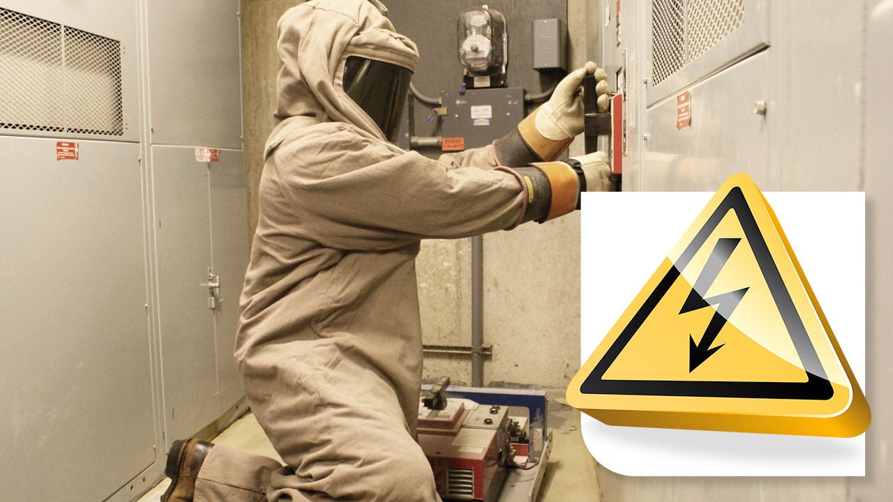 Exemple de sécurité électrique sur le lieu de travail