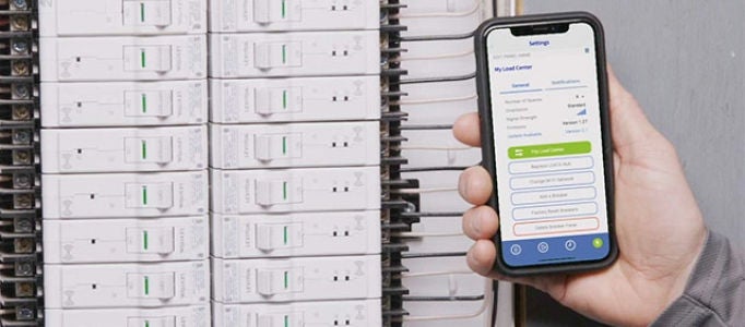 Panneau de distribution et application Leviton
